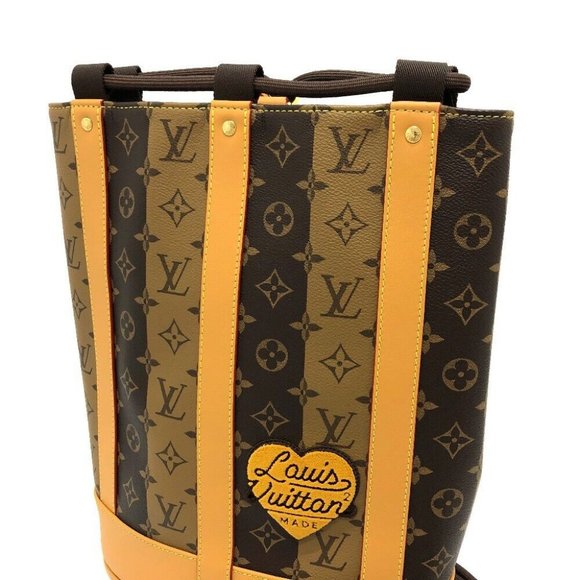 Authentic LOUIS VUITTON M45968 Monogram Randonnee Messenger stripe NIGO Shoulder - Picture 12 of 15